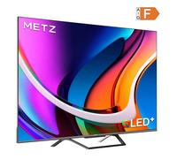 Metz Smart TV QLED + MQD7500 4K UHD 55 Pouces Google TV Téléviseur Dolby Vision Atmos HDR 10+ Wi-FI DTS Chromecast Contrôle Vocal Google Assistant Tuner DVB-T/-T2/-C/-S/-S2 CI+ (2024 Modèle, Noir)