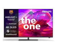 Téléviseur QLED 4K noir - Philips - 50"" - 126 cm - Ultra HD 3840 x 2160 - Ambilight des deux côtés et par le haut