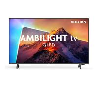 Téléviseur QLED 4K noir - Philips - 75"" - Titan OS - Ambilight des deux côtés et par le haut - Commande vocale