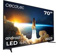 Téléviseur QLED 70” - Cecotec - VQU11070+ - 4K UHD - Android 11 - Dolby Vision et Atmos