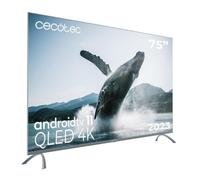 Téléviseur QLED 75"" - Cecotec - Série V3+ VQU30075+S - 4K UHD - Android TV 11 - Dolby Vision & Atmos