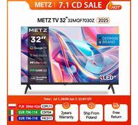 Téléviseur QLED Metz 32 "40 pouces Smart LED Google Tele HDR 10 Dolby Audio Bluetooth 5.1 EyeCare Tuner 2025 32 MQF7030Z
