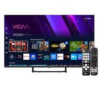 Téléviseur Smart TV 32 pouces Vidaa,DVB-T2/S2 HEVC,certifié tivùsat HD,sans cadre, HbbTV,TV Pause,2 télécommandes (Easy incluse), compatible CAM CI+, mode Hôtel idéal pour les hôtels et les résidences
