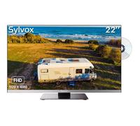 Téléviseur SYLVOX 22 Pouces HD 1080P avec Lecteur DVD Intégré - Idéal Camping-Car
