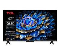 Téléviseur TCL 43T69C QLED 4K Ultra HD 43 pouces Smart TV Google TV Silver