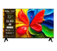 TCL Téléviseur QLED S4K 32 pouces Google TV HDR10 Dolby Audio Wi-Fi Bluetooth VA Sans bords