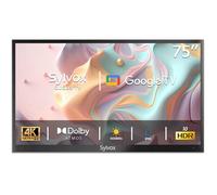 Télévisieur Extérieur Intelligent SYLVOX-OT75A2KOGD-75”(190cm)-Google TV OS-4K UHD 1000Nit Forte Luminosité-Dolby Atmos-IP55