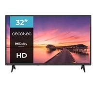 Cecotec Téléviseur LED 32'' 0 Series 0032S, Écran 32 Pouces, HD, Résolution d'Images et Vidéos optimale 1080p, Système Dolby, Mémoire Flash, Connectivité avec 3 ports HDMI et 2 ports USB, Télécommande