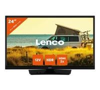 Télévision LED de 24 avec adapteur voiture 12 V Lenco LED-2423BK Noir Noir G