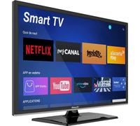 SmartTV 22"" 55 cm WebOS Connectée WIFI - 12/24/220V - Lecteur DVD - Camping Car Camion Fourgon - MobileTV - Garantie 3 ans