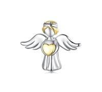 Teleye Breloque ange gardien, perle abordable compatible avec les bracelets quotidiens