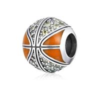 Teleye Breloque en forme d'esprit de basket-ball, compatible avec les bracelets quotidiens