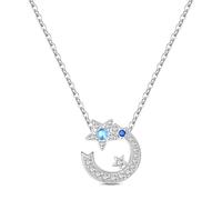 Teleye Collier avec pendentif étoile filante, chaîne réglable minimaliste pour une élégance quotidienne