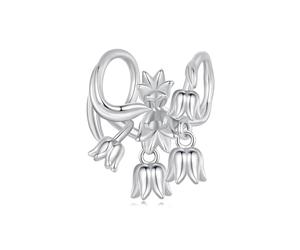 Teleye Lotus & Tree Flower Charms for Bracelet, 925 Sterling Silver