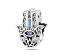 Teleye Protéger la breloque de perles de dieu, breloque de bracelet en perles, convient aux bracelets de 3 mm à 4,5 mm