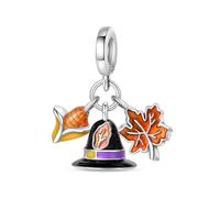 Teleye Récolte saison trois - ensemble de pièces pendentif breloque, breloque de bracelet en perles, convient aux bracelets de 3 mm à 4,5 mm