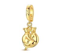 Teleye Tarot & Bible Lucky Charms for Bracelet, Silver Plated