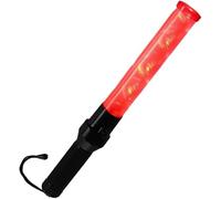 Telituny Bâton de feux de circulation, LED bâton de signalisation lampe de poche baguette de contrôle des feux de circulation aimant de contrôle de la circulation pour Camping en plein air, urgence