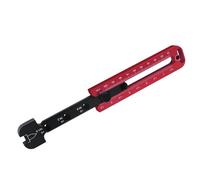 Telituny Boussole de Travail du Bois en Alliage D'aluminium, Outil de Traçage de Précision Professionnel avec Double échelle, Boussole de Marquage Robuste pour le Travail du Bois, le