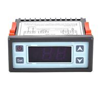 Telituny Contrôleur de Température Numérique STC-200, 220 V AC, -40 ° C à 99 ° C, Mode Double (refroidissement/chauffage), Affichage LED, Relais 10A, pour Réfrigération, Chauffe-eau,