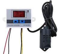 Telituny Contrôleur d'hygromètre, hygromètre numérique 220 V XH-W3005 0-99% RH Contrôleur d'humidité pour la déshumidification de l'humidité et le contrôle constant de l'humidité