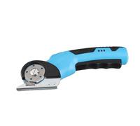 Telituny Cutter sans Fil pour Carton, Ciseaux Électriques avec Lampe LED, Batterie 1500mAh, Faible Bruit pour Tissu, Tapis, Cuir