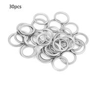 Telituny Ensemble plat d'outil de rondelle de verrouillage à ressort double face en acier inoxydable DIN9250 (M12 (30 pièces))