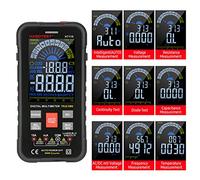 Telituny HABOTEST HT116 Multimètre numérique 9999 points True RMS Arrêt automatique NCV Compteur universel Voltmètre Ampèremètre Testeur multiple pour tension DC/AC Résistance au