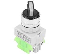 Telituny interrupteur rotatif à clé 3 positions, Sélecteur rotatif à clé 3 positions sélecteur rotatif électrique pour circuits 220V LAY37-20X/31