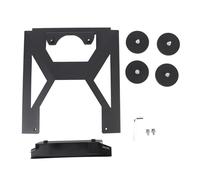 Telituny Kit de Montage sur Toit de Voiture Satellite rectangulaire Base Plate sans Soudure Forte Adsorption pour Mini RV Van Bateau Overlanding