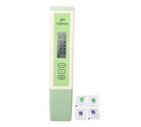 Telituny Kit de testeur de pH pour l'eau Potable Stylo testeur de pH numérique de Haute précision Mesure Le pH de l'eau avec 4 pièces de Solution Tampon en Poudre