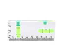 Telituny Mini Niveau à Bulle Magnétique, 95 * 40 * 14 mm Petit Niveau A Bulle Transparent, Carré Mini Niveaus Aimanté, Bubble Niveaus de Poche, pour Accrocher des Tableaux, Machiniste, Construction