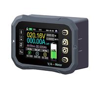 Telituny Moniteur de batterie de contrôle mobile, ampèremètre de coulomb de batterie, coulomb de batterie numérique 0-120 V, connectable à l'application de téléphone portable (KG140F0-400A)
