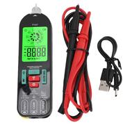 Telituny Multimètre Numérique, Testeur de Tension Auto-allongée avec Détection sans contacts, Finder de Point D'arrêt, Alerte de Fil Vivant, Mesure 520 V AC/DC, LCD rétro-éclairé, usb