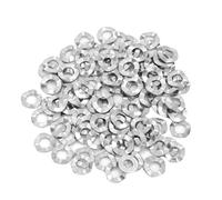 Telituny Outils de verrouillage de rondelles à ressort de joint de rondelle ondulée en acier inoxydable (M3 (100 pièces))