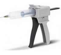 Telituny Pistolet à colle époxy, 30 ml Pistolet à colle manuel, pistolet à colle industriel avec seringue et aiguille, pistolet à presse, pistolet à cartouche, pour modélisme, l'artisanat, réparation