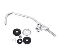 Telituny Robinet osmoseur 1/4 pour eau froide, rotation à 360°, col cygne | Robinet 1/4 pour osmose inverse, robinet filtre à eau finition chromée, bec rotatif à 360° et 28 cm pour système sous évier