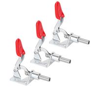 Telituny Serre-Joint à Levier, Pompe Rapide 45kg en Fer Galvanisé, pour Établi de Soudage, Menuiserie et Usinage