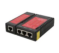 Telituny Testeur de Câble Réseau, Testeur RJ45 RJ11 RJ12, Testeur de Câble Ethernet, Détecteur POE, Testeur de Ligne Multifonctionnel avec Indicateurs LED