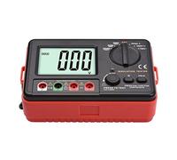 Telituny Testeur de résistance d'isolation numérique avec écran LCD rétroéclairé DC 250 V/500 V/1000 V AC 750 V Kit de compteur de résistance d'isolation multifonction avec