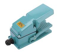 Telituny TFS-302 Interrupteur au pied industriel AC15A 250 V avec boîtier en aluminium antidérapant, adapté aux équipements de soudage et d'impression textiles