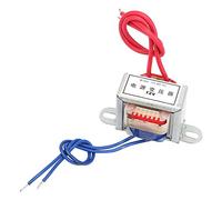 Telituny Transformateur de puissance unique, Transformateur basse tension AC 12V Tension de sortie 2W Entrée 220V 50Hz pour le contrôle et la détection industriels (12V)