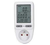Telituny Wattmetre Prise, Compteur électrique Numérique prise mobile, Prises France, Energiekosten-Messgerät avec écran LCD, prise electrique pour Économie d'Energies, pour la maison et le bureau