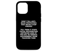 Tell Anti Maskers It Stops Facial Recognition Top Dank Meme Coque pour iPhone 12/12 Pro
