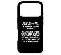 Tell Anti Maskers It Stops Facial Recognition Top Dank Meme Coque pour iPhone 17 Pro