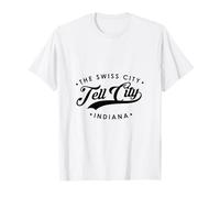 Tell City Indiana The Swiss City Retro Logo Homme et Femme T-Shirt