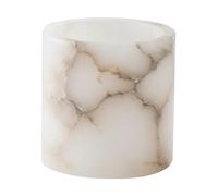 Tell Me More Bougeoir Alabaster Blanc-beige. S 10 cm