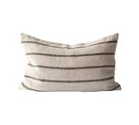 Tell Me More Housse de coussin Melvin 40x60 cm Taupe à rayures