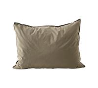 Tell Me More Taie d’oreiller Tell Me More en coton Olive. 50x60 cm