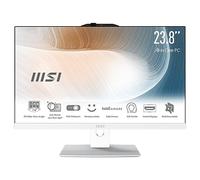 MSI Modern AM242P 1M-1873AT Intel Core 3 100U 60,5 cm (23.8 ) 1920 x 1080 pixels PC All-in-One 16 Go DDR5-SDRAM 256 Go SSD Windows 11 Home Wi-Fi 6E (802.11ax) Blanc